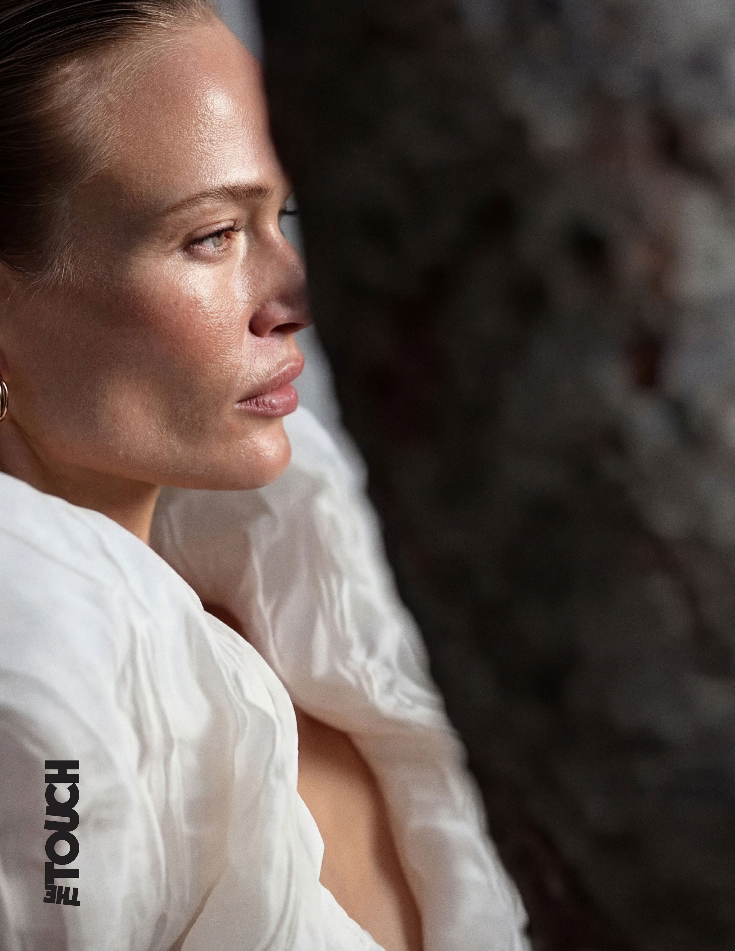 The Touch — White Portrait