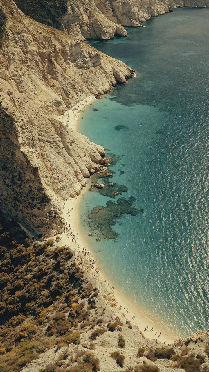 Written in the Tide — coastal cliffs and beach