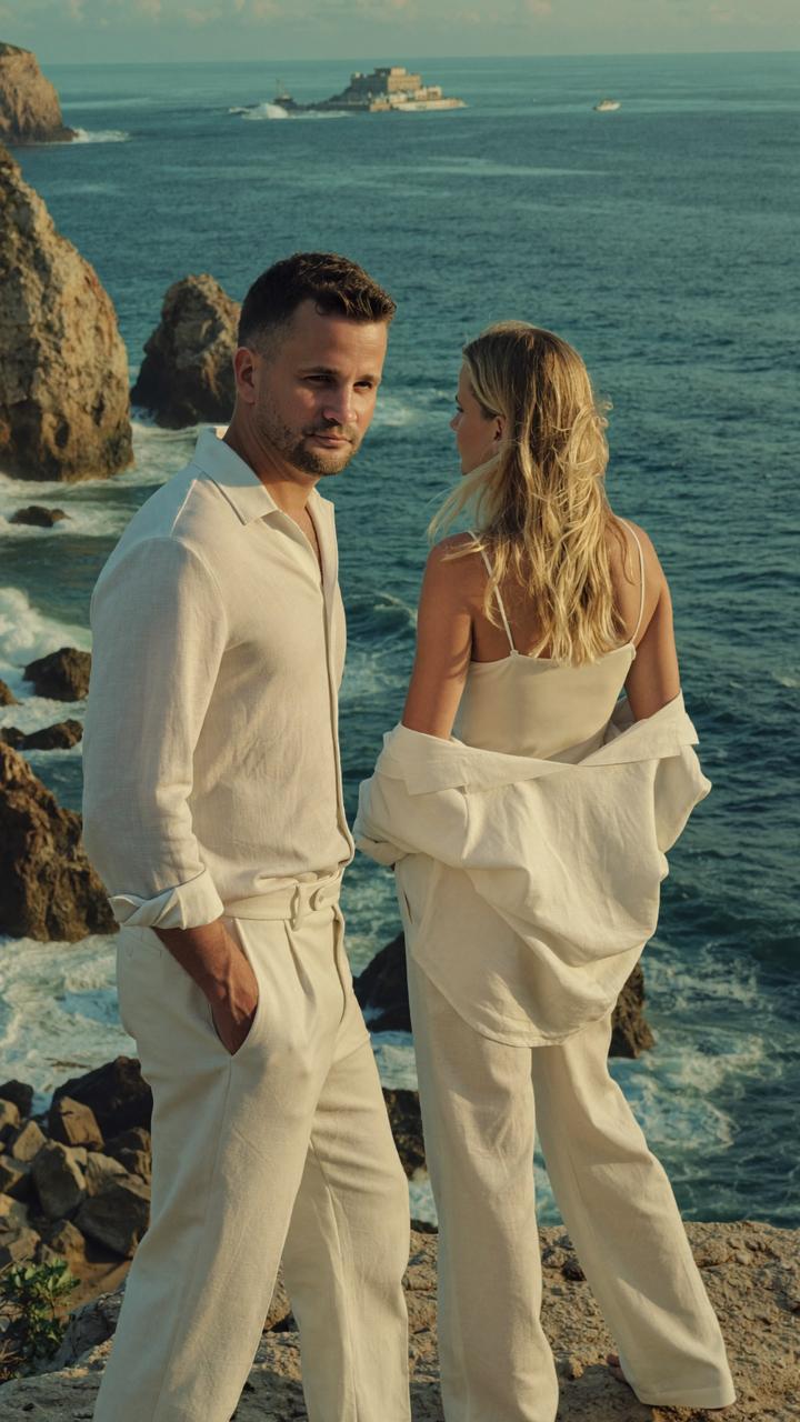 Written in the Tide — both characters at the cliffside